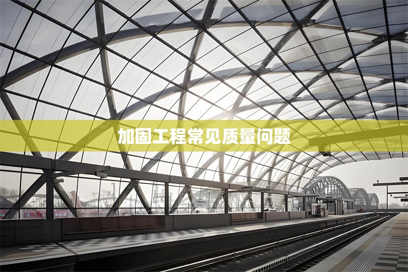 加固工程常見(jiàn)質(zhì)量問(wèn)題 行業(yè)新聞 第1張