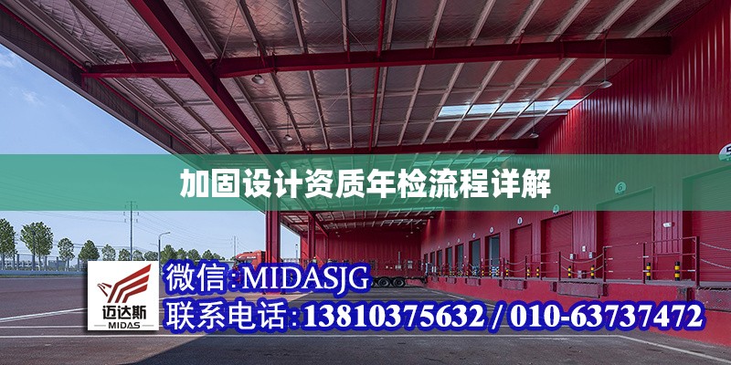 加固設(shè)計(jì)資質(zhì)年檢流程詳解