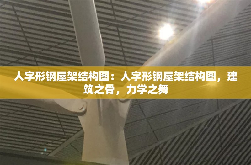 人字形鋼屋架結(jié)構(gòu)圖：人字形鋼屋架結(jié)構(gòu)圖，建筑之骨，力學(xué)之舞