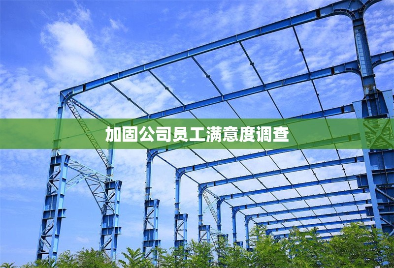 加固公司員工滿意度調(diào)查 行業(yè)新聞 第4張