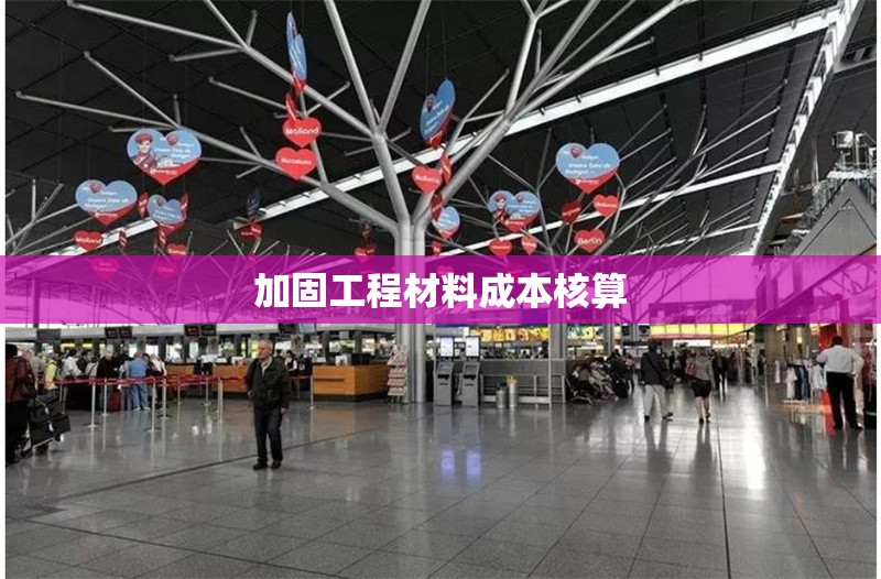 加固工程材料成本核算 行業(yè)新聞 第1張 加固工程材料成本核算 行業(yè)新聞 第1張