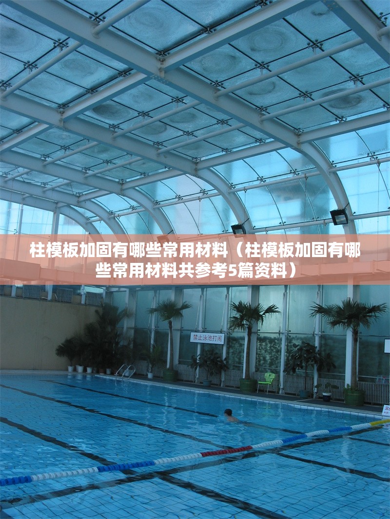 柱模板加固有哪些常用材料(柱模板加固有哪些常用材料共參考5篇資料) 行業(yè)新聞 柱模板加固有哪些常用材料(柱模板加固有哪些常用材料共參考5篇資料) 行業(yè)新聞