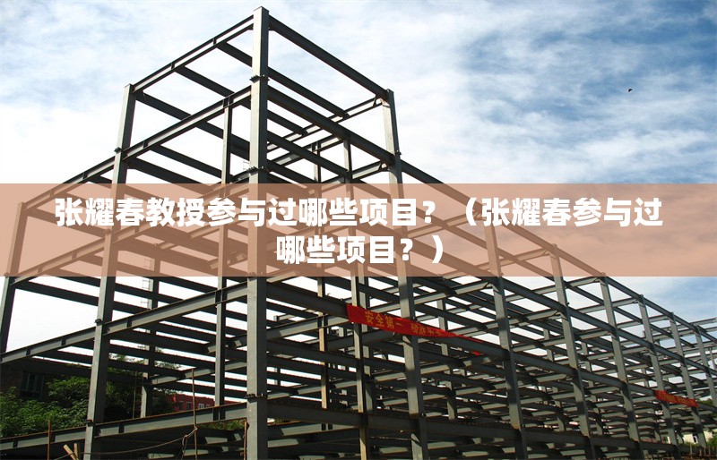 張耀春教授參與過哪些項目？（張耀春參與過哪些項目？） 行業(yè)新聞