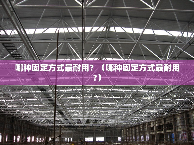 哪種固定方式最耐用？（哪種固定方式最耐用?）