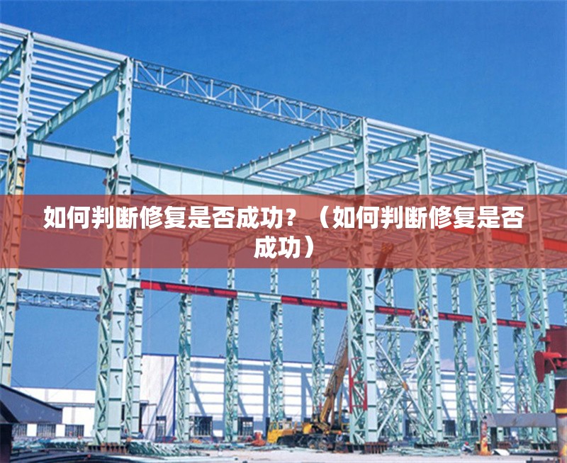 如何判斷修復(fù)是否成功？（如何判斷修復(fù)是否成功） 行業(yè)新聞