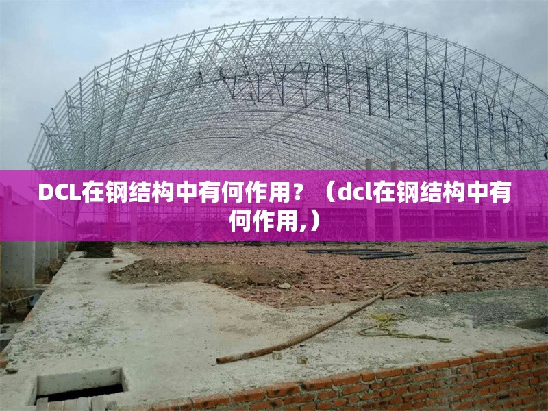 DCL在鋼結(jié)構(gòu)中有何作用？（dcl在鋼結(jié)構(gòu)中有何作用,）