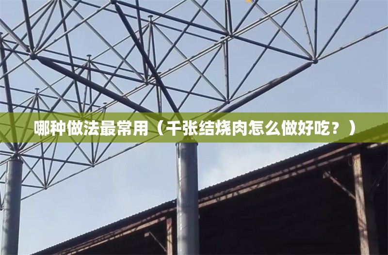 哪種做法最常用（千張結(jié)燒肉怎么做好吃？） 行業(yè)新聞