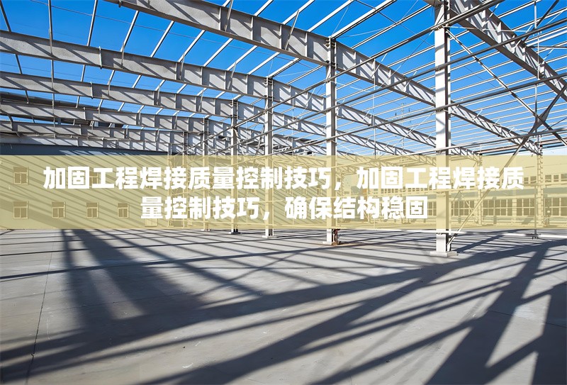 加固工程焊接質(zhì)量控制技巧，加固工程焊接質(zhì)量控制技巧，確保結(jié)構(gòu)穩(wěn)固 行業(yè)新聞 第1張