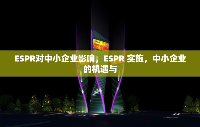 ESPR對中小企業(yè)影響，ESPR 實施，中小企業(yè)的機遇與