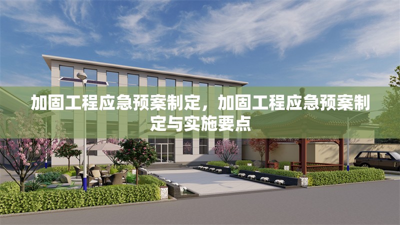 加固工程應急預案制定，加固工程應急預案制定與實施要點 行業(yè)新聞 第1張