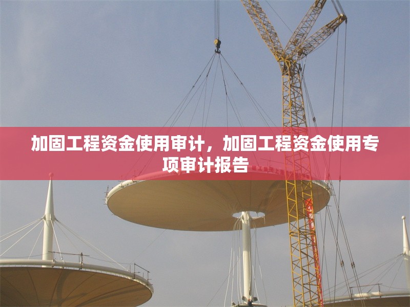 加固工程資金使用審計，加固工程資金使用專項(xiàng)審計報告