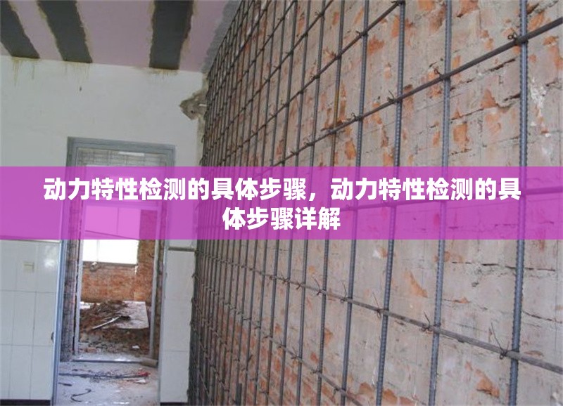 動力特性檢測的具體步驟，動力特性檢測的具體步驟詳解 行業(yè)新聞 第1張