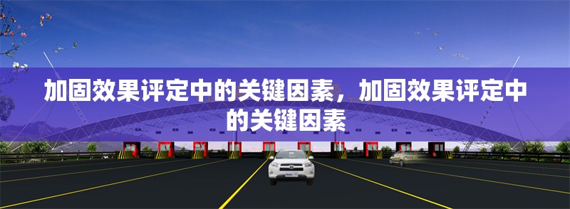 加固效果評定中的關(guān)鍵因素，加固效果評定中的關(guān)鍵因素