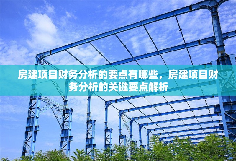 房建項目財務分析的要點有哪些，房建項目財務分析的關鍵要點解析，房建項目財務分析的核心要點與實施策略