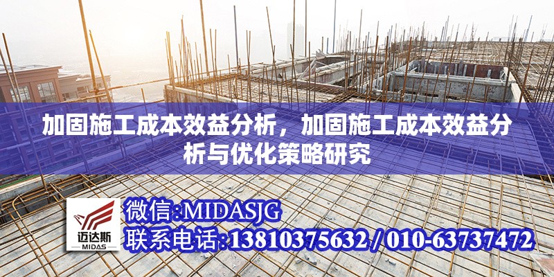 加固施工成本效益分析，加固施工成本效益分析與優(yōu)化策略研究