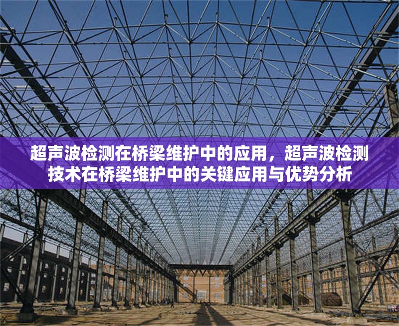 超聲波檢測在橋梁維護中的應用，超聲波檢測技術在橋梁維護中的關鍵應用與優(yōu)勢分析