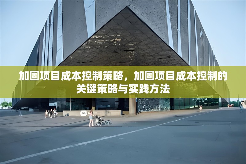 加固項(xiàng)目成本控制策略，加固項(xiàng)目成本控制的關(guān)鍵策略與實(shí)踐方法