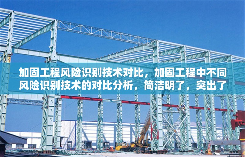 加固工程風險識別技術(shù)對比，加固工程中不同風險識別技術(shù)的對比分析，簡潔明了，突出了加固工程和風險識別技術(shù)對比的核心內(nèi)容。如果需要調(diào)整風格或側(cè)重點，可以隨時告訴我！