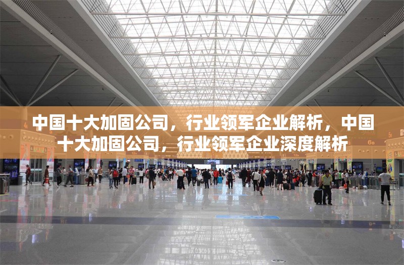 中國十大加固公司，行業(yè)領(lǐng)軍企業(yè)解析，中國十大加固公司，行業(yè)領(lǐng)軍企業(yè)深度解析