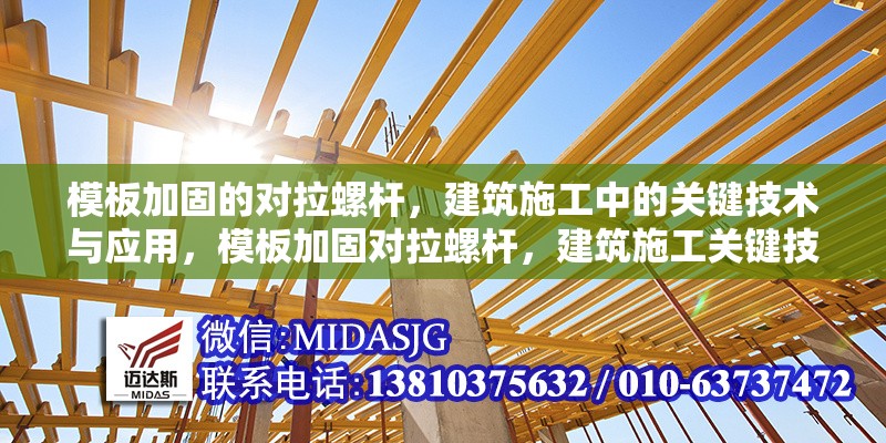 模板加固的對(duì)拉螺桿，建筑施工中的關(guān)鍵技術(shù)與應(yīng)用，模板加固對(duì)拉螺桿，建筑施工關(guān)鍵技術(shù) 行業(yè)新聞