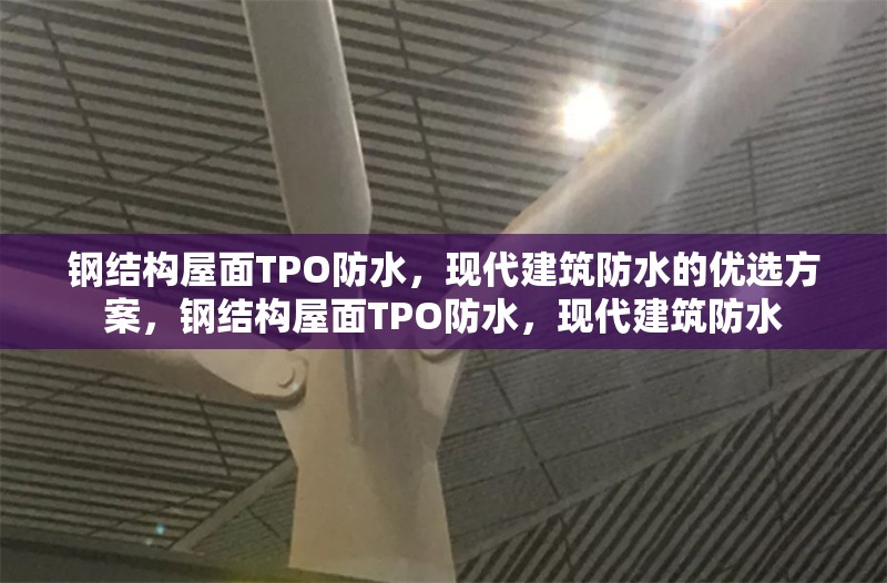 鋼結構屋面TPO防水，現(xiàn)代建筑防水的優(yōu)選方案，鋼結構屋面TPO防水，現(xiàn)代建筑防水 行業(yè)新聞