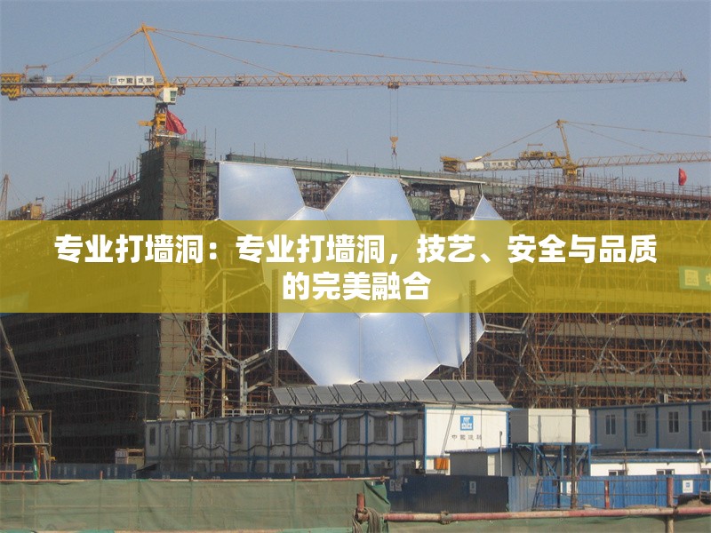 專業(yè)打墻洞：專業(yè)打墻洞，技藝、安全與品質(zhì)的完美融合 行業(yè)新聞