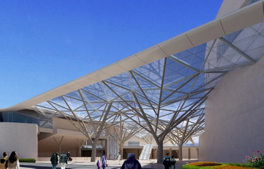 廣場(chǎng)樹(shù)狀網(wǎng)架設(shè)計(jì)