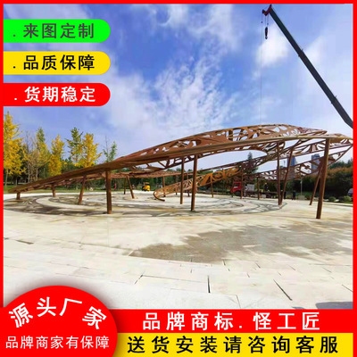 耐候鋼板園林廊架的制作方法，耐候鋼板園林廊架制作工藝詳解 行業(yè)新聞 第2張