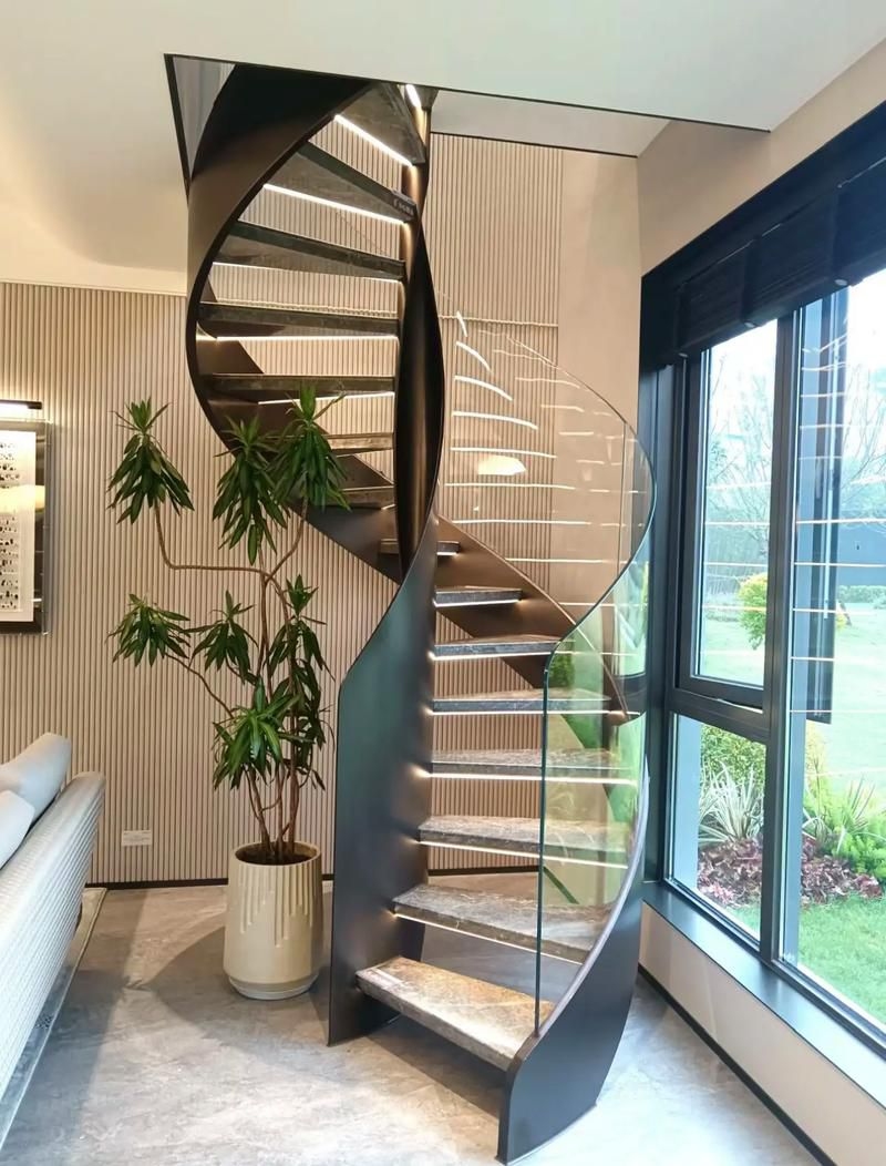 螺旋樓梯效果圖大全（51種螺旋樓梯創(chuàng)意設計,讓人大飽眼福!） 行業(yè)新聞 第21張