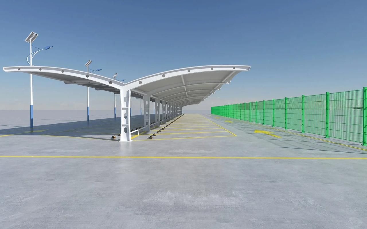 車棚效果（車棚效果主要分為實用性和美觀性和美觀性和美觀性） 行業(yè)新聞 第6張