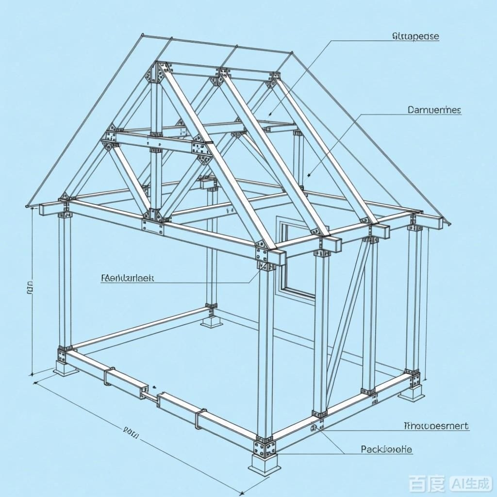 閣樓鋼架結(jié)構(gòu)圖怎么畫的（閣樓鋼架結(jié)構(gòu)圖怎么畫） 行業(yè)新聞 第3張