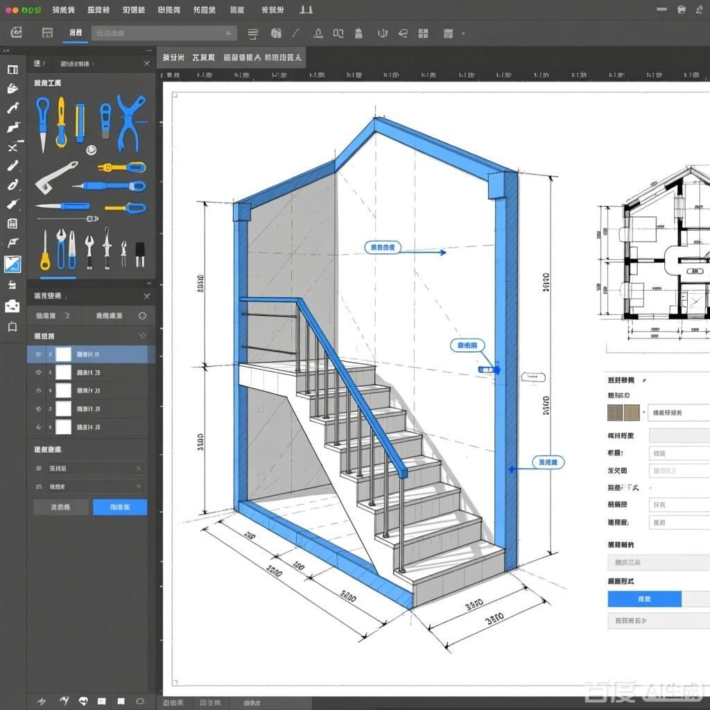如何用自建房畫(huà)圖軟件設(shè)計(jì)樓梯？（如何用自建房畫(huà)圖軟件設(shè)計(jì)樓梯） 行業(yè)新聞 第1張