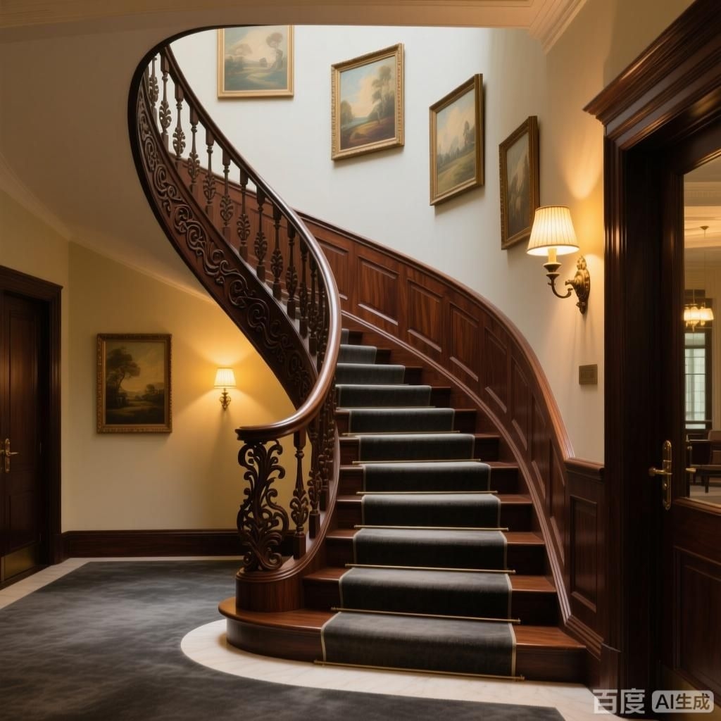 如何設計一個舒適的旋轉樓梯？（如何設計一個舒適的旋轉樓梯,生成四張關于舒適旋轉樓梯的圖像） 行業(yè)新聞 第3張
