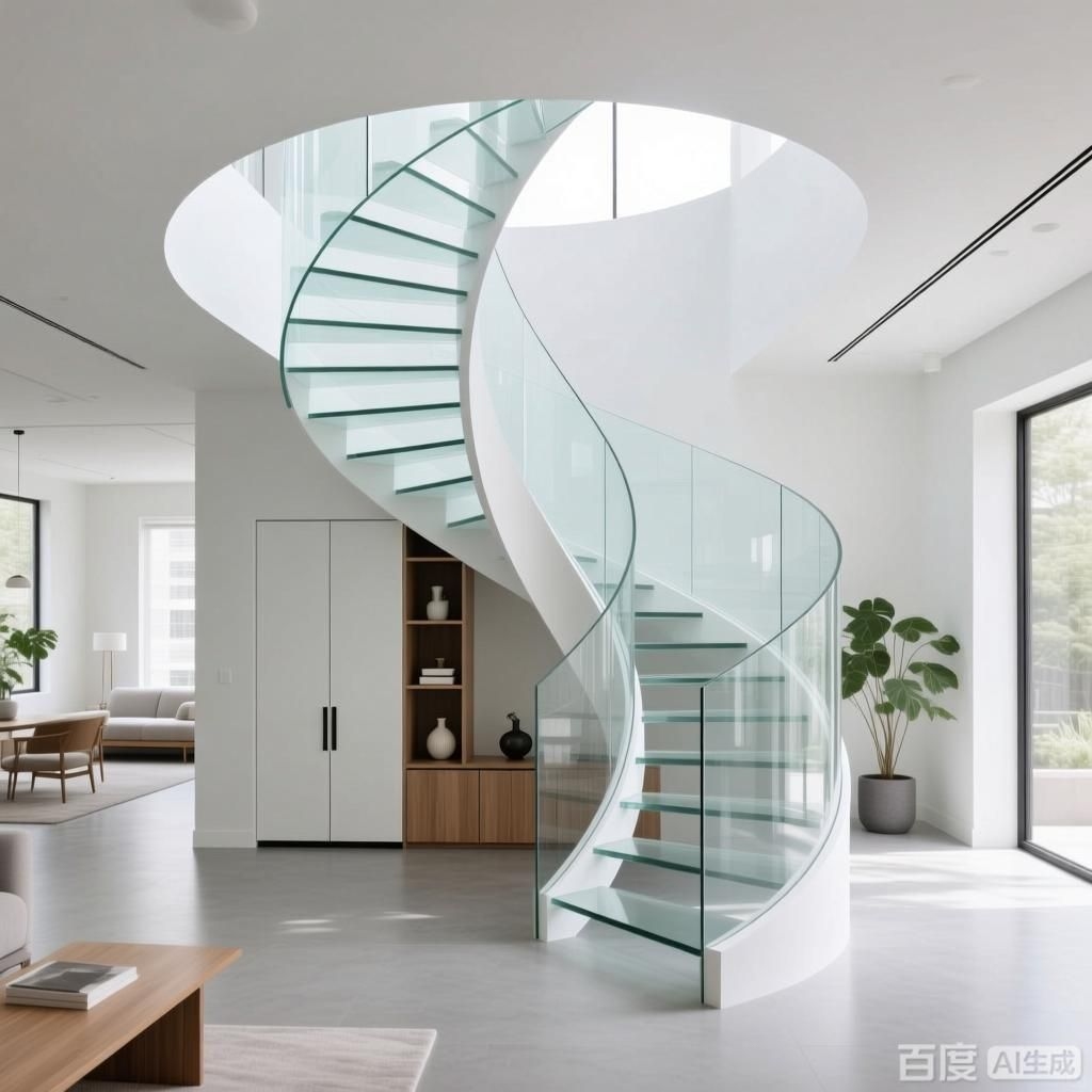 如何設計一個舒適的旋轉樓梯？（如何設計一個舒適的旋轉樓梯,生成四張關于舒適旋轉樓梯的圖像） 行業(yè)新聞 第4張