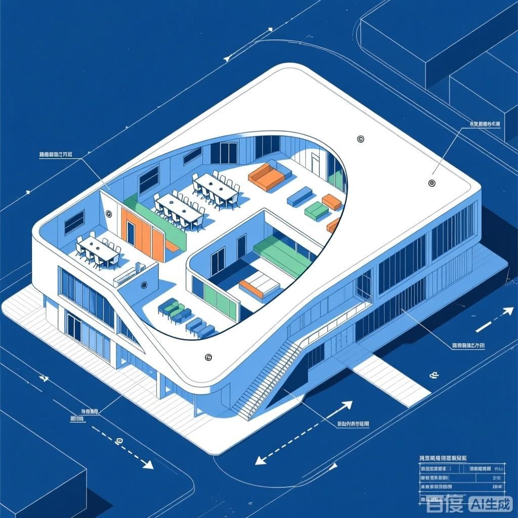 如何繪制異形建筑平面圖？（如何繪制異形建筑平面圖,生成四張關(guān)于異形建筑平面圖的圖像） 行業(yè)新聞 第3張