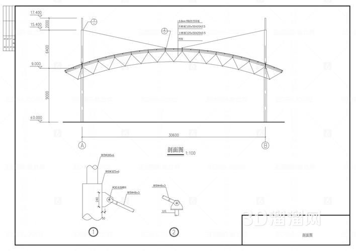 有哪些網(wǎng)架設(shè)計圖紙的案例？（有哪些網(wǎng)架設(shè)計圖紙的案例,我?guī)湍阏砹藥讉€典型的網(wǎng)架設(shè)計案例） 行業(yè)新聞 第5張