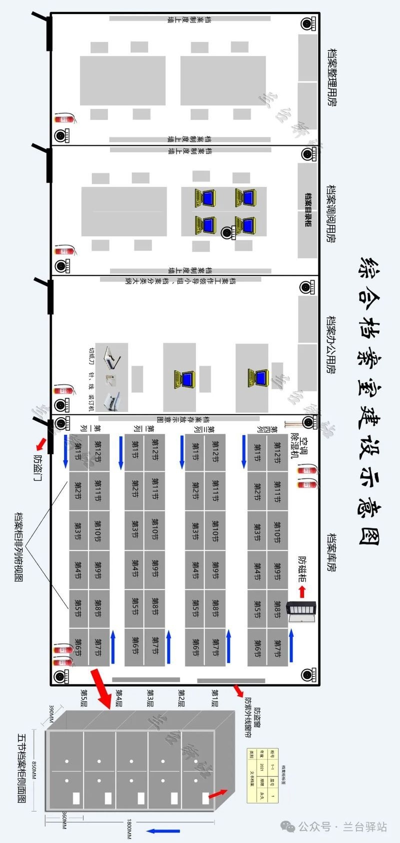 檔案室布置有哪些注意事項(xiàng)？（檔案室建設(shè)之檔案用房）