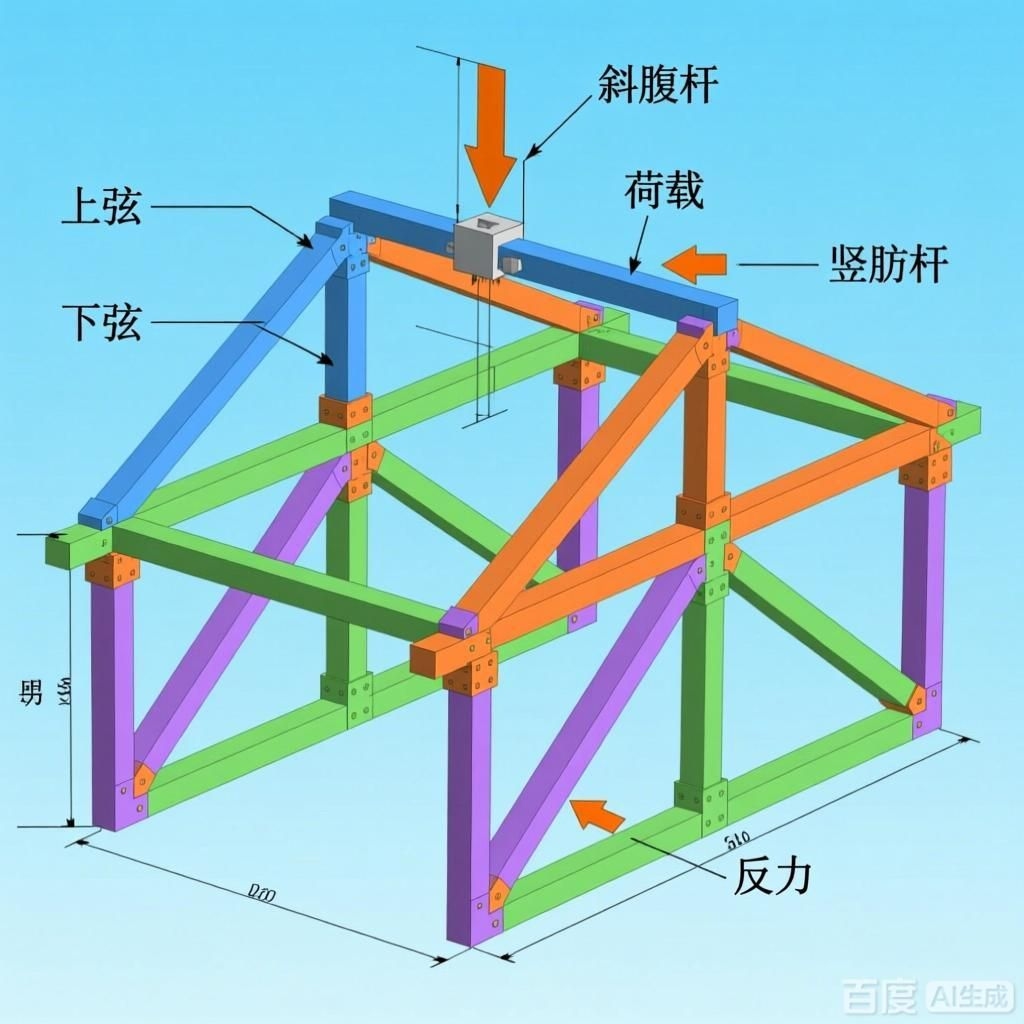 如何繪制桁架工作原理圖？（如何繪制桁架工作原理圖生成的四張桁架工作原理圖） 行業(yè)新聞 第3張