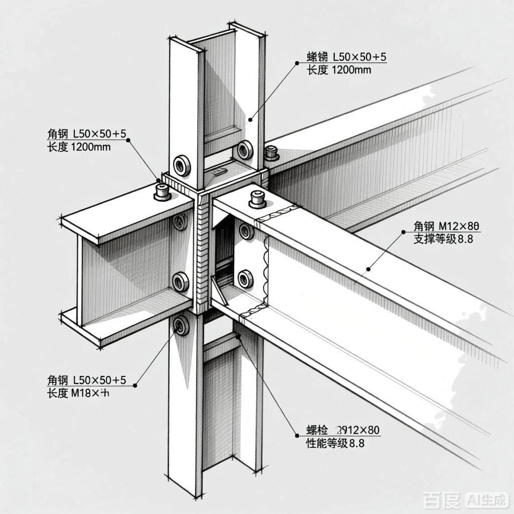 如何繪制鋼結(jié)構(gòu)梯形屋架的節(jié)點詳圖？（如何繪制鋼結(jié)構(gòu)梯形屋架的節(jié)點詳圖圖集教程） 行業(yè)新聞 第4張