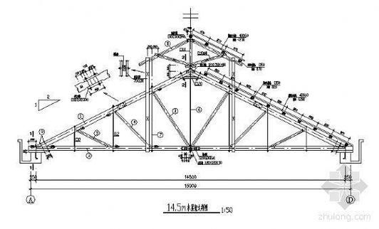 鋼屋架結(jié)構(gòu)詳圖包括哪些內(nèi)容？（如何繪制鋼屋架結(jié)構(gòu)詳圖） 行業(yè)新聞 第13張
