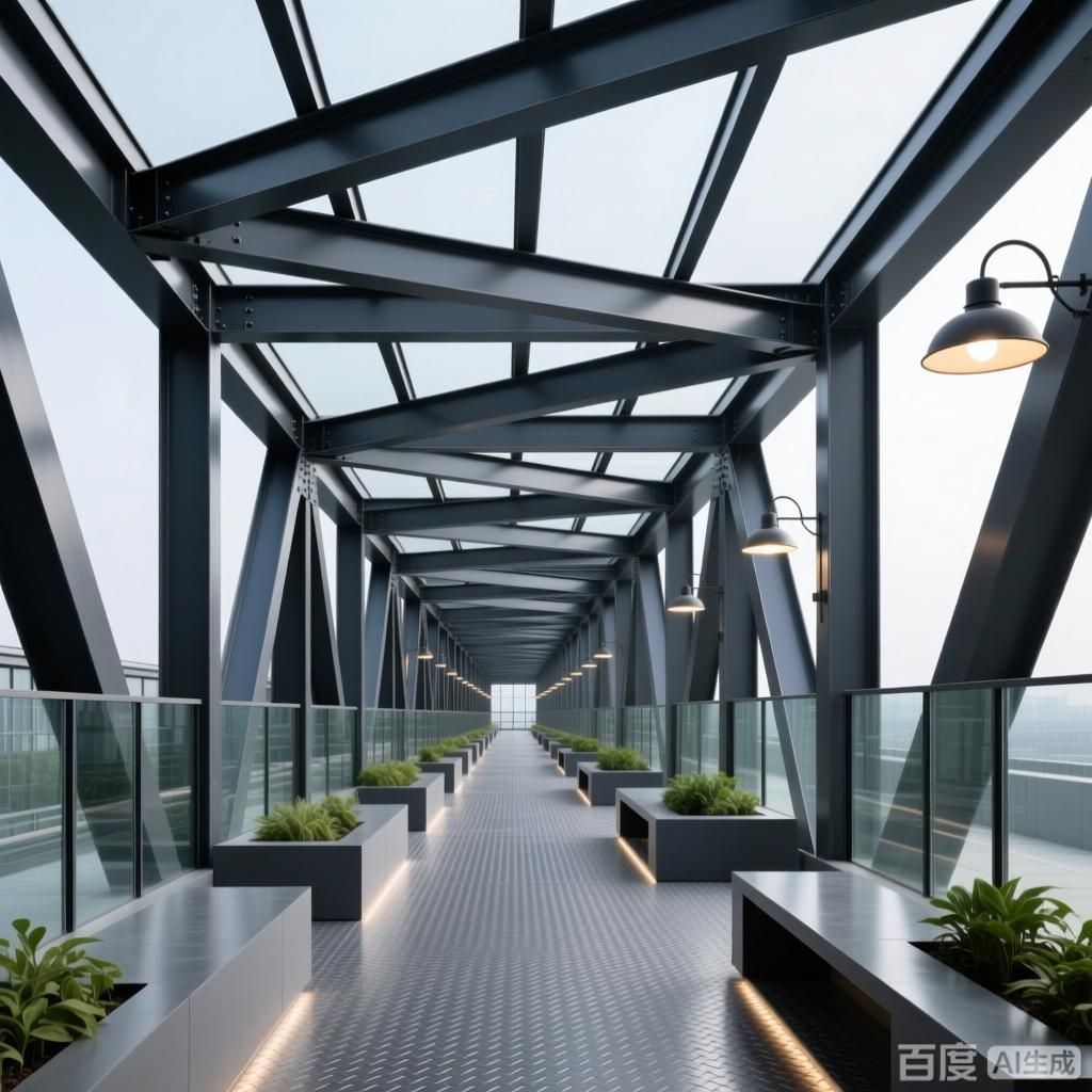 如何設計一個既美觀又實用的鋼結構廊道？（如何設計一個既美觀又實用的鋼結構廊道設計圖片）