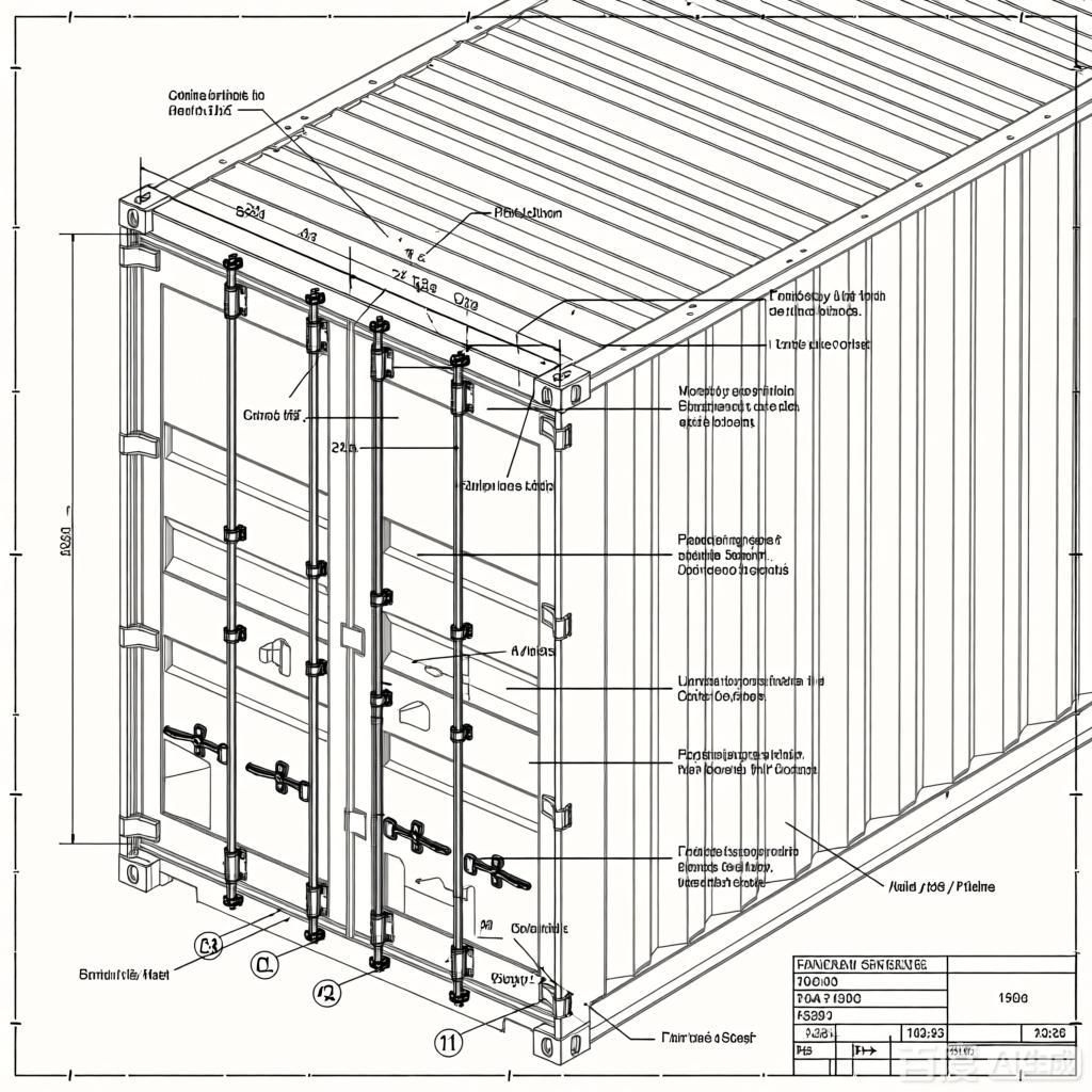 如何繪制集裝箱組裝結(jié)構(gòu)圖？（如何繪制集裝箱組裝結(jié)構(gòu)圖生成四張集裝箱組裝結(jié)構(gòu)圖）