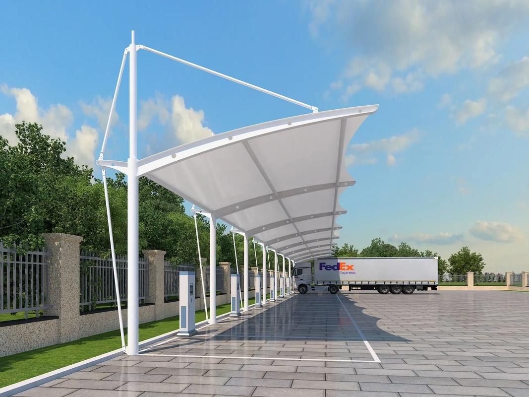 有沒有簡(jiǎn)易停車棚的設(shè)計(jì)圖？（有沒有適合農(nóng)村的簡(jiǎn)易停車棚設(shè)計(jì)圖？） 行業(yè)新聞 第3張