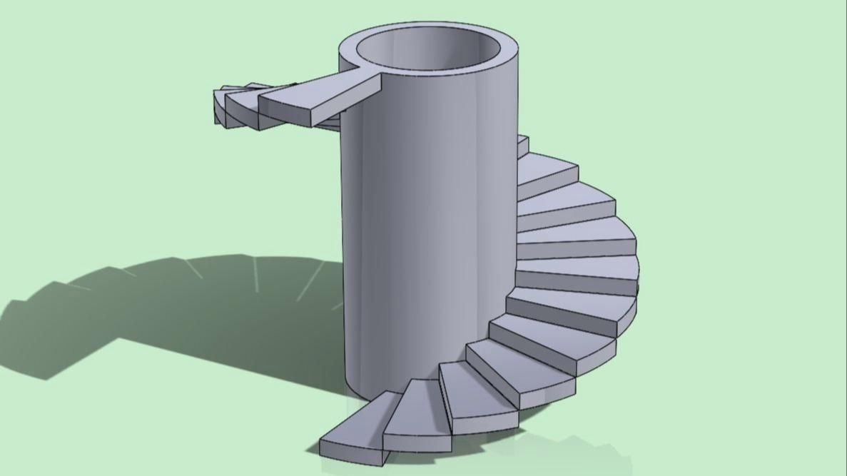 給我一份旋轉樓梯設計圖與尺寸詳圖（旋轉樓梯設計圖與尺寸詳圖） 行業(yè)新聞 第22張