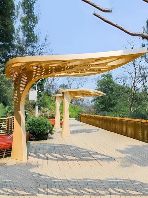 給我一些鋼結(jié)構(gòu)景觀長廊的設(shè)計案例（給我一些鋼結(jié)構(gòu)景觀長廊的設(shè)計案例,嘿，看來你對鋼結(jié)構(gòu)景觀長廊的設(shè)計很感興趣呀） 行業(yè)新聞 第4張