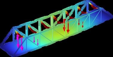 給我一些普拉特桁架的實例圖片（普拉特桁架的實例圖片）