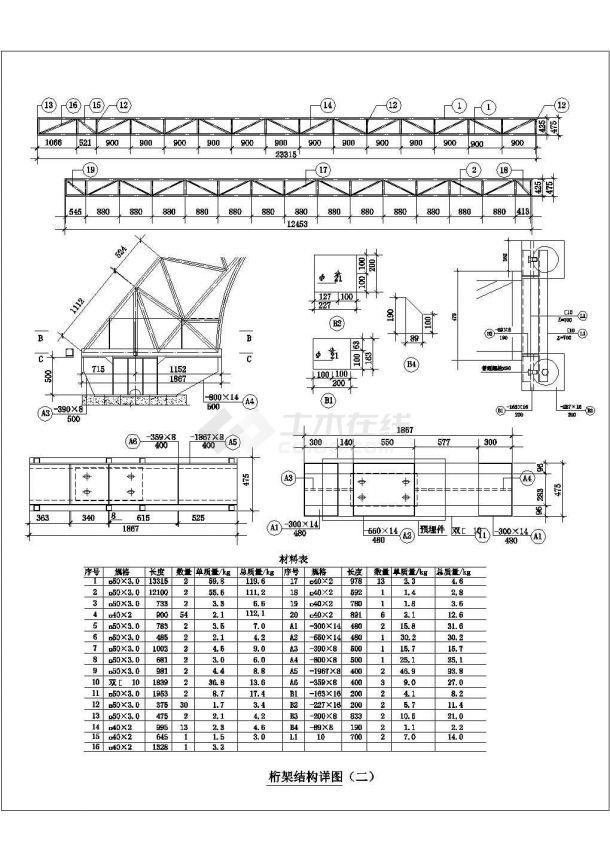 給我一些桁架設(shè)計(jì)圖示例（桁架設(shè)計(jì)圖示例） 行業(yè)新聞 第2張