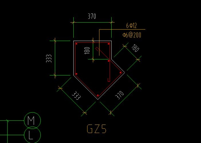 給我一張異形構(gòu)造柱的示意圖（如何繪制異形構(gòu)造柱的示意圖） 行業(yè)新聞 第2張