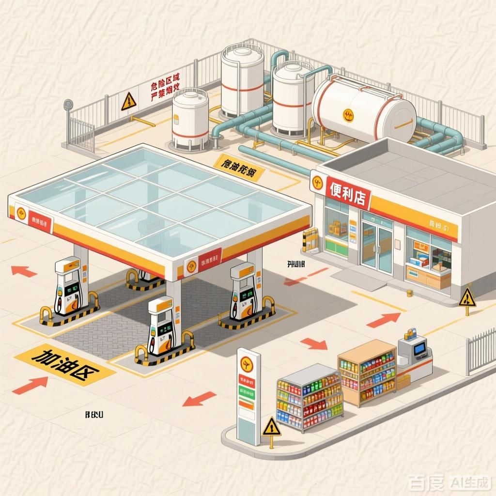 如何繪制加油站的平面布置圖？（如何繪制加油站平面布置圖？） 行業(yè)新聞 第3張