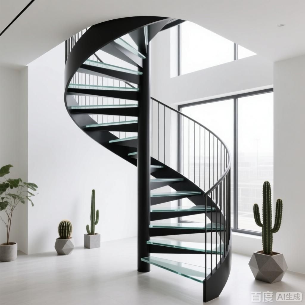 如何繪制現(xiàn)代簡(jiǎn)約風(fēng)格的螺旋樓梯效果圖？（如何繪制現(xiàn)代簡(jiǎn)約風(fēng)格的螺旋樓梯效果圖生成四張現(xiàn)代簡(jiǎn)約風(fēng)格） 行業(yè)新聞 第4張